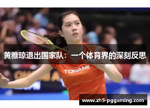 黄雅琼退出国家队：一个体育界的深刻反思